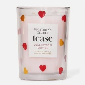 VICTORIA'S SECRET TEASE VALENTINE'S DAY HEARTS COLLECTION SINGLE WICK CANDLE NEW